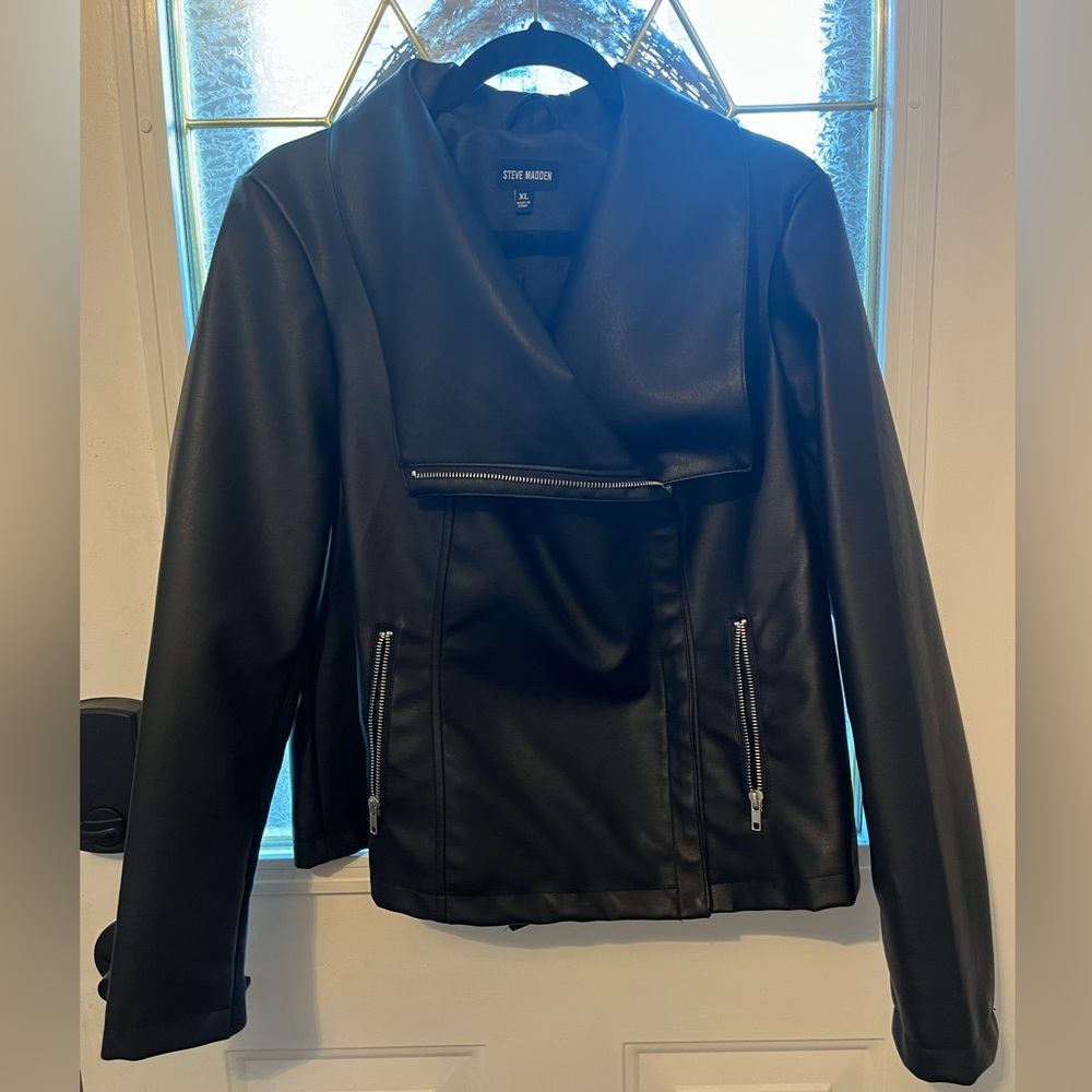 Steve Madden Leather Jacket (BNWOT)